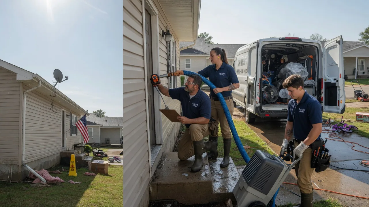 Ceiling Water Damage Restoration in Grantsburg, WI near me